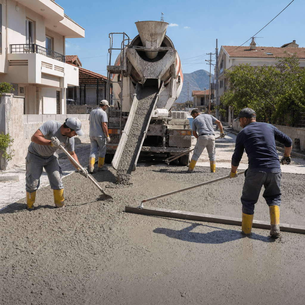 Beton Yol Yapımı